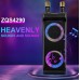 Портативна акумуляторна Bluetooth колонка Sing-E ZQS4290, 50 Вт, 2×4", висота 50 см, з 2 мікрофонами