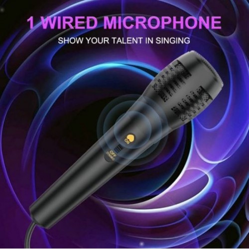Портативна акумуляторна Bluetooth колонка Sing-E ZQS4293, 20 Вт, 2×4", висота 40 см, з 1 мікрофоном
