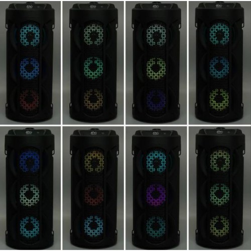 Портативна акумуляторна Bluetooth колонка Sing-E ZQS4303, 15 Вт, 3×4", висота 40 см, з 1 мікрофоном