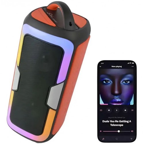 Портативна акумуляторна Bluetooth колонка Sing-E JQS4407, 50 Вт, 2×4", висота 41 см, з 1 мікрофоном