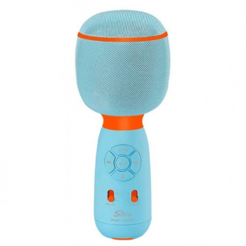 Портативна акумуляторна Bluetooth мікрофон-колонка Sing-E CQS-S550, 10 Вт, 1х2", висота 20 см