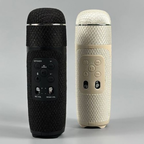 Портативна акумуляторна Bluetooth мікрофон-колонка Sing-E CQS-S551, 10 Вт, 1х1.5", висота 15 см