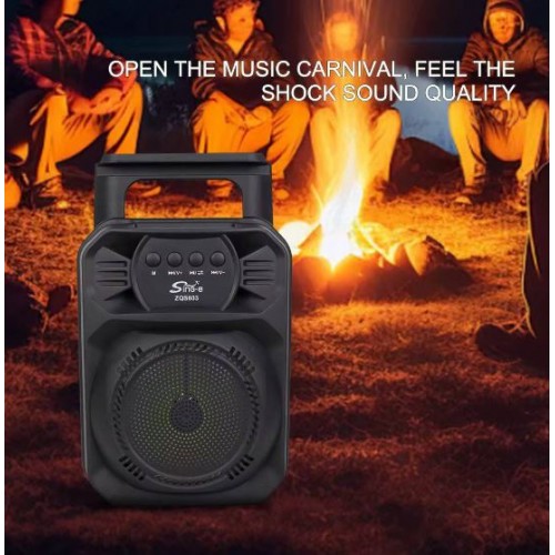 Портативна акумуляторна Bluetooth колонка Sing-E ZQS603, 10 Вт, 1×6.5", висота 27 см, з мікрофоном