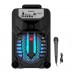 Портативна акумуляторна Bluetooth колонка Sing-E ZQS6142, 15 Вт, 1×6.5", висота 29 см, з мікрофоном