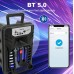 Портативна акумуляторна Bluetooth колонка Sing-E ZQS6142, 15 Вт, 1×6.5", висота 29 см, з мікрофоном