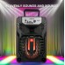 Портативна акумуляторна Bluetooth колонка Sing-E ZQS6142, 15 Вт, 1×6.5", висота 29 см, з мікрофоном