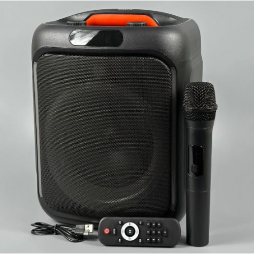 Портативна акумуляторна Bluetooth колонка Sing-E ZQS6170, 40 Вт, 1×6.5", висота 33 см, з мікрофоном