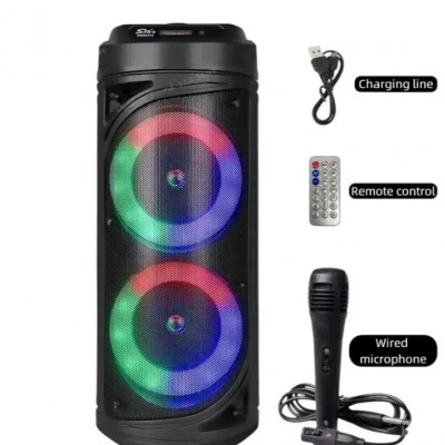 Портативна акумуляторна Bluetooth колонка Sing-E ZQS6212, 20 Вт, 2×6.5", висота 51 см, з 1 мікрофоном