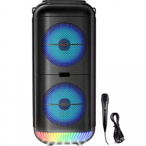 Портативна акумуляторна Bluetooth колонка Sing-E ZQS6227, 20 Вт, 2×6", висота 48 см, з 1 мікрофоном