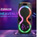 Портативна акумуляторна Bluetooth колонка Sing-E ZQS6236, 30 Вт, 2×6.5", висота 57 см, з 1 мікрофоном