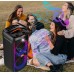 Портативна акумуляторна Bluetooth колонка Sing-E ZQS6238, 40 Вт, 2×6.5", висота 54 см, з 1 мікрофоном