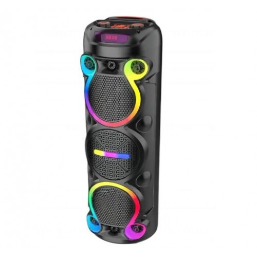 Портативна акумуляторна Bluetooth колонка Sing-E ZQS6302, 75 Вт, 3×6", висота 73 см, з мікрофоном