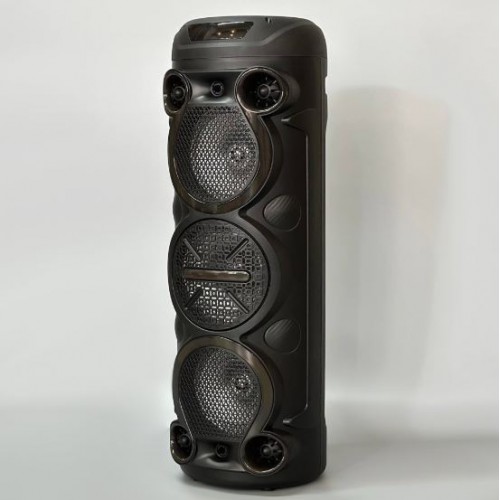 Портативна акумуляторна Bluetooth колонка Sing-E ZQS6302, 75 Вт, 3×6", висота 73 см, з мікрофоном
