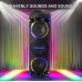 Портативна акумуляторна Bluetooth колонка Sing-E ZQS6302, 75 Вт, 3×6", висота 73 см, з мікрофоном