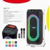 Портативна акумуляторна Bluetooth колонка Sing-E NDR-717, 50 Вт, 2×6.5", висота 64 см, з 2 мікрофонами
