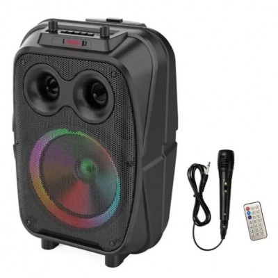 Портативна акумуляторна Bluetooth колонка Sing-E ZQS8120, 20 Вт, 1×8", висота 41 см, з 1 мікрофоном