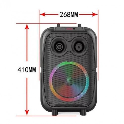 Портативна акумуляторна Bluetooth колонка Sing-E ZQS8120, 20 Вт, 1×8", висота 41 см, з 1 мікрофоном
