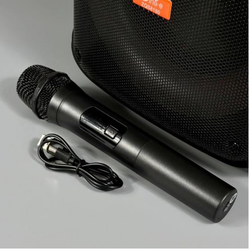 Портативна акумуляторна Bluetooth колонка Sing-E ZQS8180, 40 Вт, 1×8", висота 34 см, з мікрофоном
