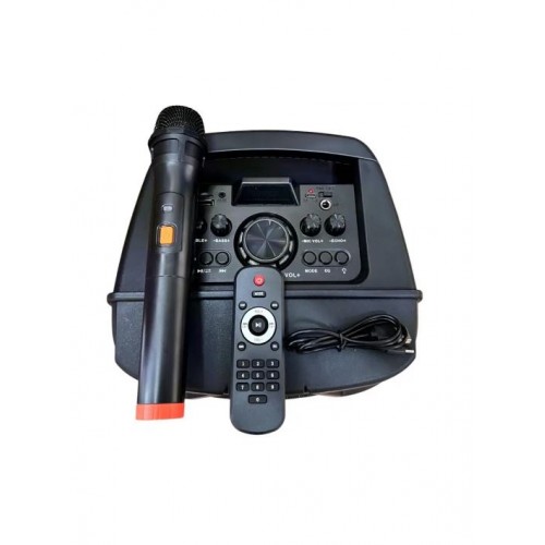 Портативна акумуляторна Bluetooth колонка Sing-E ZQS8210, 40 Вт, 2×8", висота 72 см, з 1 мікрофоном