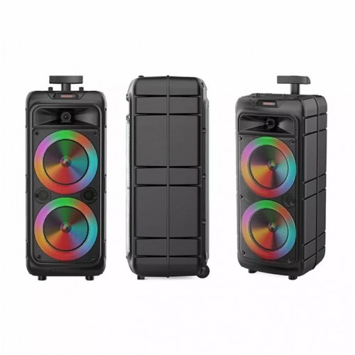 Портативна акумуляторна Bluetooth колонка Sing-E ZQS8211, 40 Вт, 2×8", висота 72 см, з 1 мікрофоном