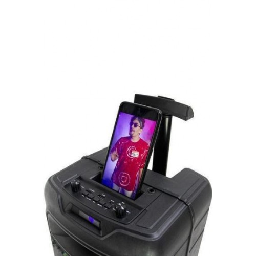 Портативна акумуляторна Bluetooth колонка Sing-E ZQS8211, 40 Вт, 2×8", висота 72 см, з 1 мікрофоном