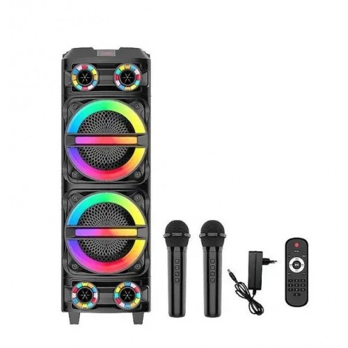 Портативна акумуляторна Bluetooth колонка Sing-E ZQS8231, 60 Вт, 2×8", висота 90 см, з 2 мікрофонами