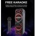 Портативна акумуляторна Bluetooth колонка Sing-E ZQS8231, 60 Вт, 2×8", висота 90 см, з 2 мікрофонами