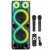 Портативна акумуляторна Bluetooth колонка Sing-E ZQS8238, 40 Вт, 2×8", висота 76 см, з 2 мікрофонами