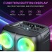 Портативна акумуляторна Bluetooth колонка Sing-E ZQS8238, 40 Вт, 2×8", висота 76 см, з 2 мікрофонами