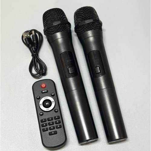Портативна акумуляторна Bluetooth колонка Sing-E ZQS8248, 50 Вт, 2×8", висота 77 см, з 2 мікрофонами