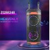 Портативна акумуляторна Bluetooth колонка Sing-E ZQS8248, 50 Вт, 2×8", висота 77 см, з 2 мікрофонами
