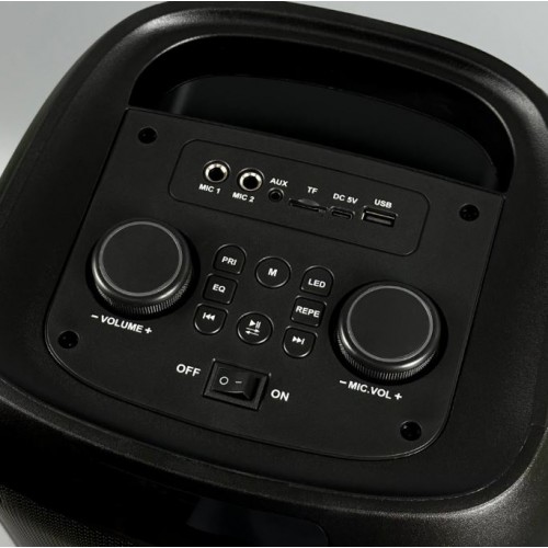 Портативна акумуляторна Bluetooth колонка Sing-E ZQS8255, 40 Вт, 2×8", висота 48 см, з 1 мікрофоном