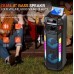 Портативна акумуляторна Bluetooth колонка Sing-E ZQS8271, 40 Вт, 2×8", висота 81 см, з 1 мікрофоном