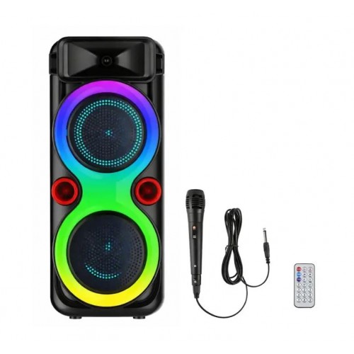 Портативна акумуляторна Bluetooth колонка Sing-E ZQS8275, 40 Вт, 2×8", висота 63 см, з 1 мікрофоном