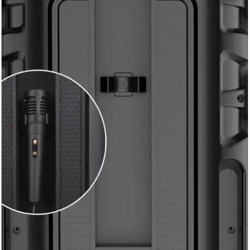 Портативна акумуляторна Bluetooth колонка Sing-E ZQS8275, 40 Вт, 2×8", висота 63 см, з 1 мікрофоном