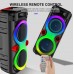 Портативна акумуляторна Bluetooth колонка Sing-E ZQS8275, 40 Вт, 2×8", висота 63 см, з 1 мікрофоном