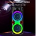 Портативна акумуляторна Bluetooth колонка Sing-E ZQS8275, 40 Вт, 2×8", висота 63 см, з 1 мікрофоном