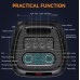 Портативна акумуляторна Bluetooth колонка Sing-E ZQS8280, 60 Вт, 2×8", висота 74 см, з 1 мікрофоном