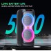 Портативна акумуляторна Bluetooth колонка Sing-E ZQS8280, 60 Вт, 2×8", висота 74 см, з 1 мікрофоном