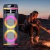 Портативна акумуляторна Bluetooth колонка Sing-E ZQS8283, 50 Вт, 2×8", висота 81 см, з 1 мікрофоном