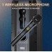 Портативна акумуляторна Bluetooth колонка Sing-E ZQS8283, 50 Вт, 2×8", висота 81 см, з 1 мікрофоном