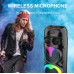 Портативна акумуляторна Bluetooth колонка Sing-E ZQS8309, 60 Вт, 3×8", висота 92 см, з мікрофоном