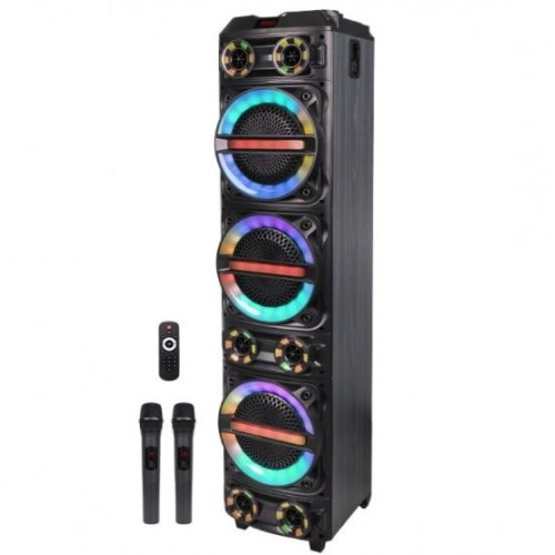Портативна акумуляторна Bluetooth колонка Sing-E ZQS8315, 120 Вт, 3×8", висота 130 см, з 2 мікрофонами