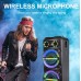 Портативна акумуляторна Bluetooth колонка Sing-E ZQS8315, 120 Вт, 3×8", висота 130 см, з 2 мікрофонами