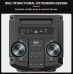 Портативна акумуляторна Bluetooth колонка Sing-E ZQS8315, 120 Вт, 3×8", висота 130 см, з 2 мікрофонами