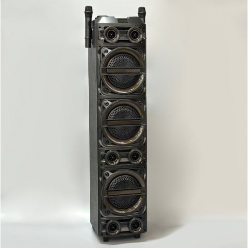 Портативна акумуляторна Bluetooth колонка Sing-E ZQS8315, 120 Вт, 3×8", висота 130 см, з 2 мікрофонами