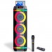 Портативна акумуляторна Bluetooth колонка Sing-E ZQS8316, 75 Вт, 3×8", висота 90 см, з мікрофоном