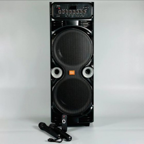 Портативна акумуляторна Bluetooth колонка Sing-E JQS9033, 60 Вт, 2×10", висота 90 см, з 2 мікрофонами