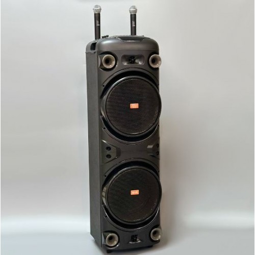Портативна акумуляторна Bluetooth колонка Sing-E JQS9055, 100 Вт, 2×12", висота 128 см, з 2 мікрофонами