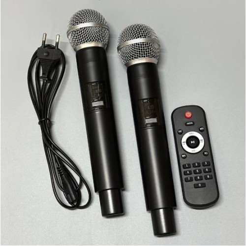 Портативна акумуляторна Bluetooth колонка Sing-E JQS9055, 100 Вт, 2×12", висота 128 см, з 2 мікрофонами
